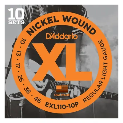 D'Addario EXL110-10P E-guitar strings