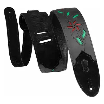 Levys M4FV-BLK_RED Guitar strap Black/Red