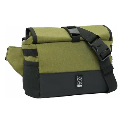 Chrome Doubletrack Bar Handlebar Bag Olive Branch L