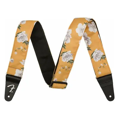 Fender Floral Strap Textile guitar strap Marigold