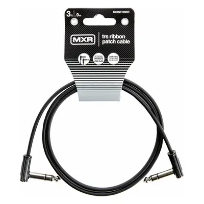 Dunlop MXR DCISTR3RR Ribbon TRS Cable 0,9 m Angled - Angled Patch Cable