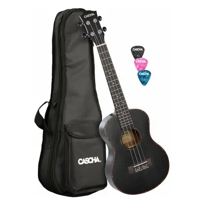 Cascha HH 2305L Black Ukulele