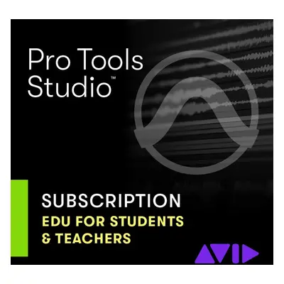 AVID Pro Tools Studio Annual New Subscription for Students & Teachers (Digital product)