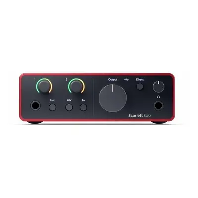 Focusrite Scarlett Solo 4th Gen USB Audio Interface