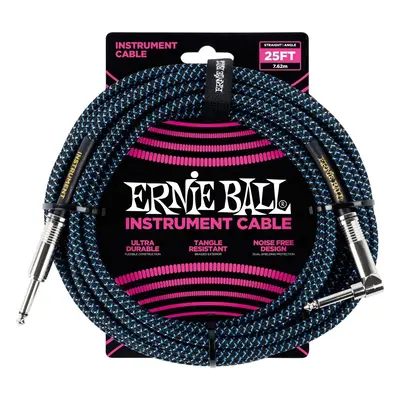 Ernie Ball P06060 7,5 m Straight - Angled Instrument Cable