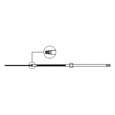 Ultraflex M58 17ft / 5‚19 m Steering Cable