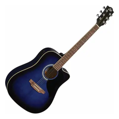 Eko guitars Ranger CW EQ Blue Sunburst electro-acoustic guitar