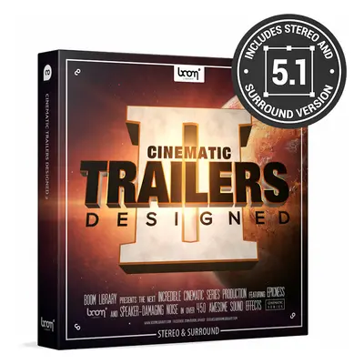 BOOM Library Cinematic Trailers Designed SR (Digital product)