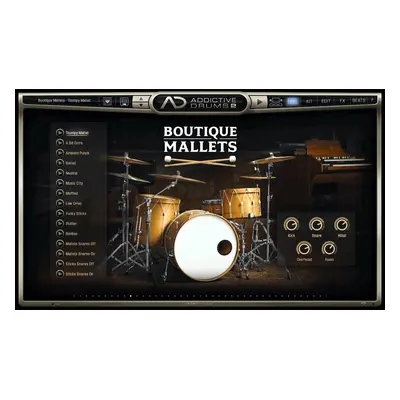 XLN Audio AD2: Boutique Mallets (Digital product)