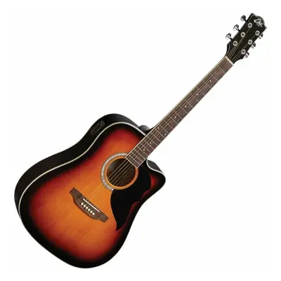 Eko guitars Ranger CW EQ Brown Sunburst electro-acoustic guitar