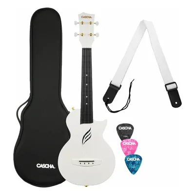 Cascha Carbon Fibre Set White Ukulele