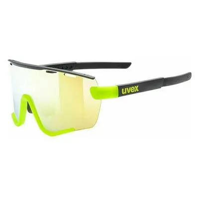 UVEX Sportstyle Set Black Yellow Mat/Yellow Mirrored Cycling Glasses