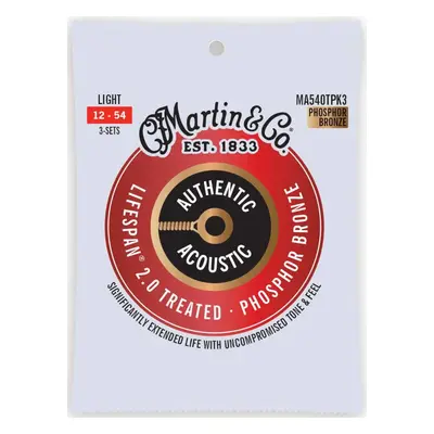 Martin MA540TPK3 Authentic Lifespan Guitar strings