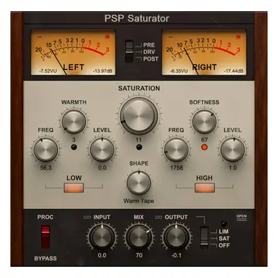 PSP AUDIOWARE Saturator (Digital product)