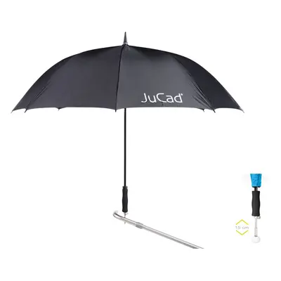 Jucad Telescopic Automatic Umbrella Black