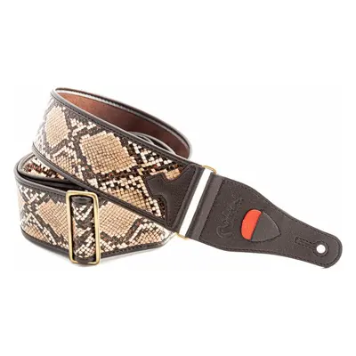 RightOnStraps Snake II Guitar strap Beige