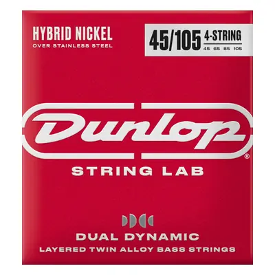 Dunlop DBHYN45105 String Lab Hybrid Nickel Bassguitar strings