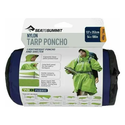 Sea To Summit Nylon Tarp Poncho 70D Blue Outdoor Jacket