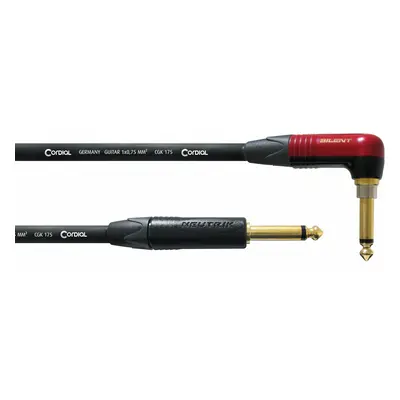 Cordial CSI RP Silent m Straight - Angled Instrument Cable