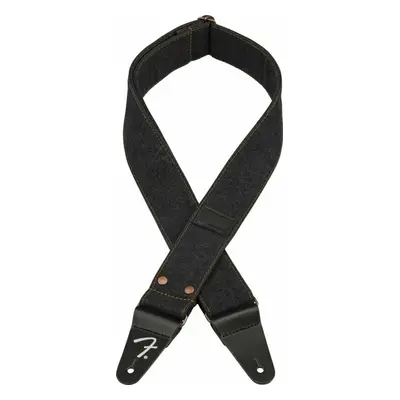 Fender Wrangler Denim Strap Textile guitar strap Black