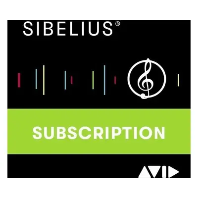 AVID Sibelius Artist Annual New Subscription (Digital product)