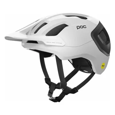 POC Axion Race MIPS Hydrogen White/Uranium Black Matt Bike Helmet