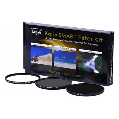 Kenko Smart Filter 3-Kit Protect/CPL/ND8 58mm Lens Filter