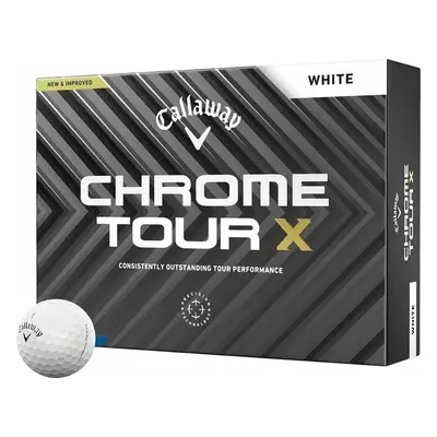 Callaway Chrome Tour X White Basic Golf Balls