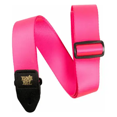 Ernie Ball Premium Textile guitar strap Neon Pink