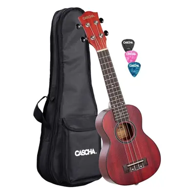 Cascha HH Premium Red Soprano Ukulele (unavailable)