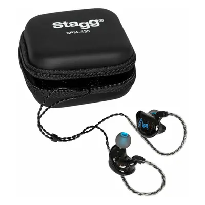 Stagg SPM-435 TR Blue Ear Loop headphones