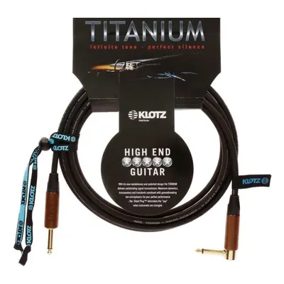 Klotz TIW0300PR Titanium Walnut m Straight - Angled Instrument Cable