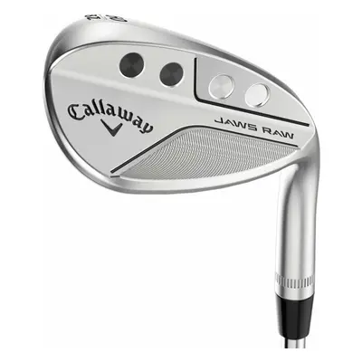 Callaway JAWS RAW Chrome Full Face Grooves Steel Golf Club - Wedge Right Handed 60° 08° Steel We