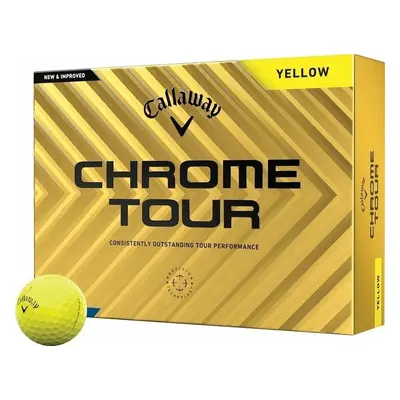 Callaway Chrome Tour Yellow Basic Golf Balls