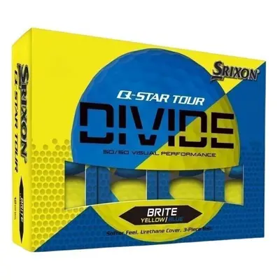 Srixon Q-Star Tour Divide Yellow Blue Golf Balls