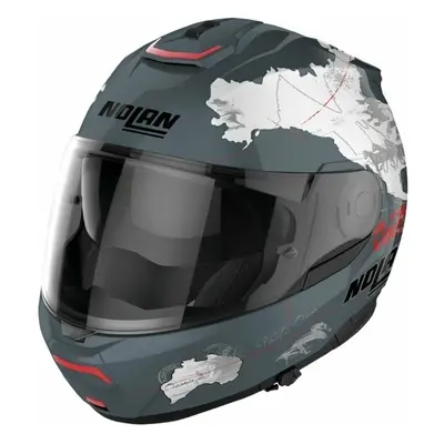 Nolan N100-6 Legend C.Checa N-Com Slate Grey C.Checa/White Helmet