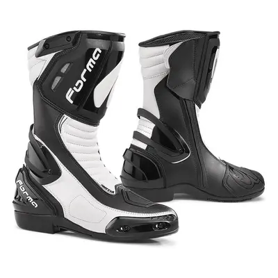 Forma Boots Freccia Black/White Motorcycle Boots