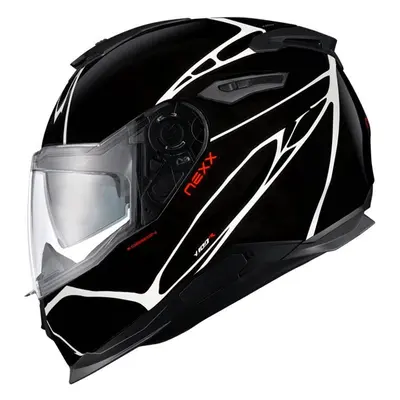 Nexx Y.100 B-Side Black/White Helmet