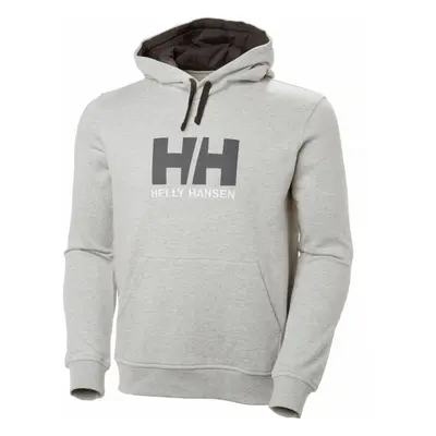 Helly Hansen Men's HH Logo Hoodie with Hood Grey Melange