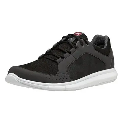 Helly Hansen Men's Ahiga V4 Hydropower Trainers Jet Black/White/Silver Grey/Excalibur