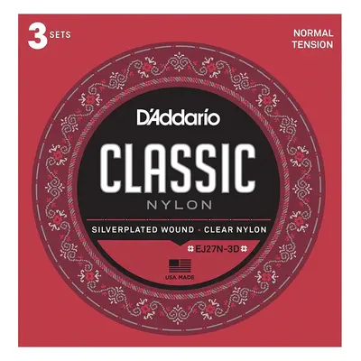 D'Addario EJ27N-3D Nylon Strings