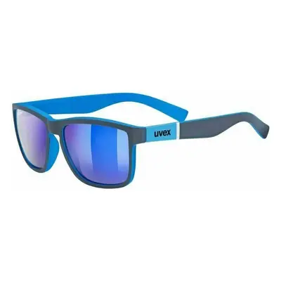 UVEX LGL 710605 Grey Mat Blue/Mirror Purple Lifestyle Glasses