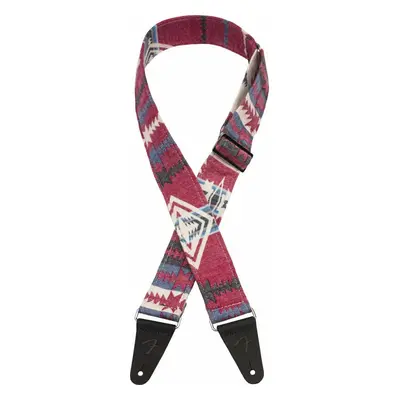 Fender Zion Strap 2'' Textile guitar strap Red Aztec