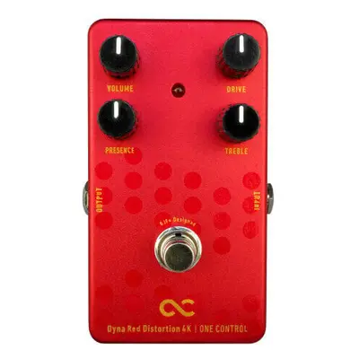 One Control Dyna Red Distortion 4K Guitar Effect