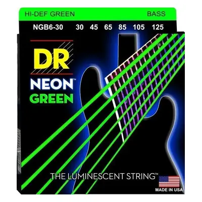 DR Strings Neon Hi-Def NGB6-30 Bassguitar strings