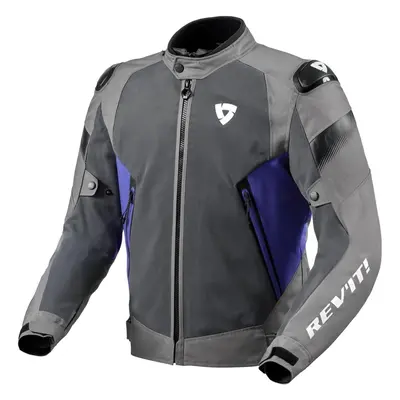 Rev'it! Jacket Control Air H2O Grey/Blue Textile Jacket