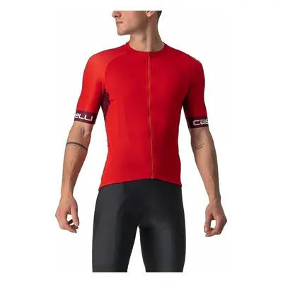 Castelli Entrata VI Jersey Red/Bordeaux/Ivory