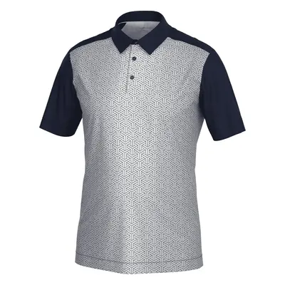 Galvin Green Mile Mens Breathable Short Sleeve Shirt Navy/Cool Grey Polo Shirt