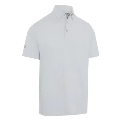 Callaway Classic Jacquard Mens Gray Dawn Polo Shirt