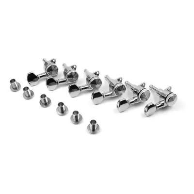 Partsland J07LKJ-CR-R6 Chrome Guitar Tuning Machines